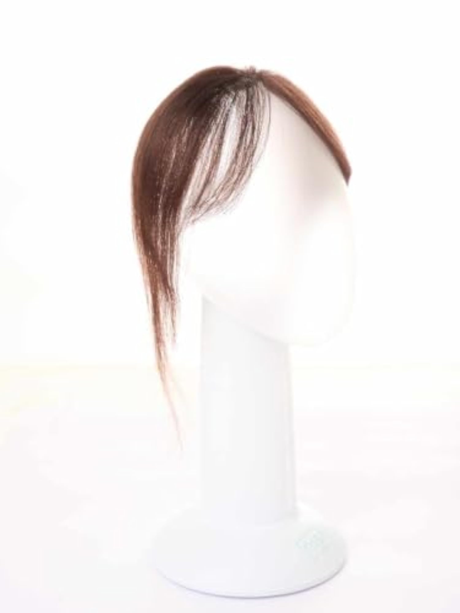 Clip-in Hairline with Curtain Bangs, Dark Brown